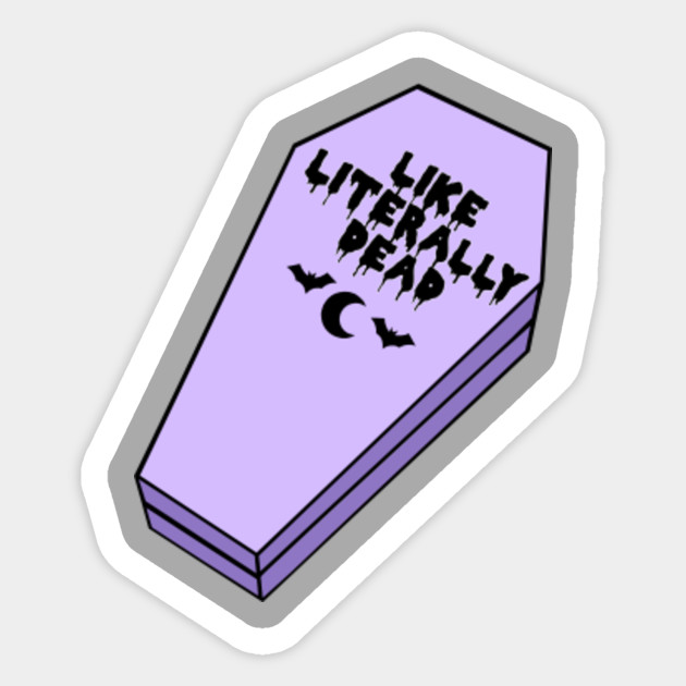 Like Literally Dead Pastel Coffin